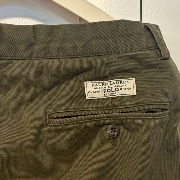 Vintage Polo Ralph Lauren Green Chinos 30 - Picture 4 of 7